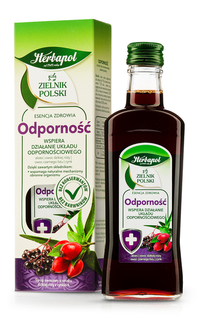 HERBAPOL Zielnik Polski odpornosc 200ml - Immunity drink