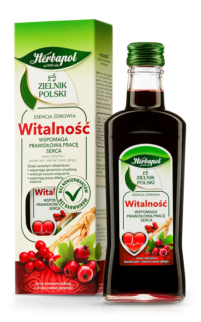 HERBAPOL Zielnik Polski witalnosc 200ml - Vitality drink