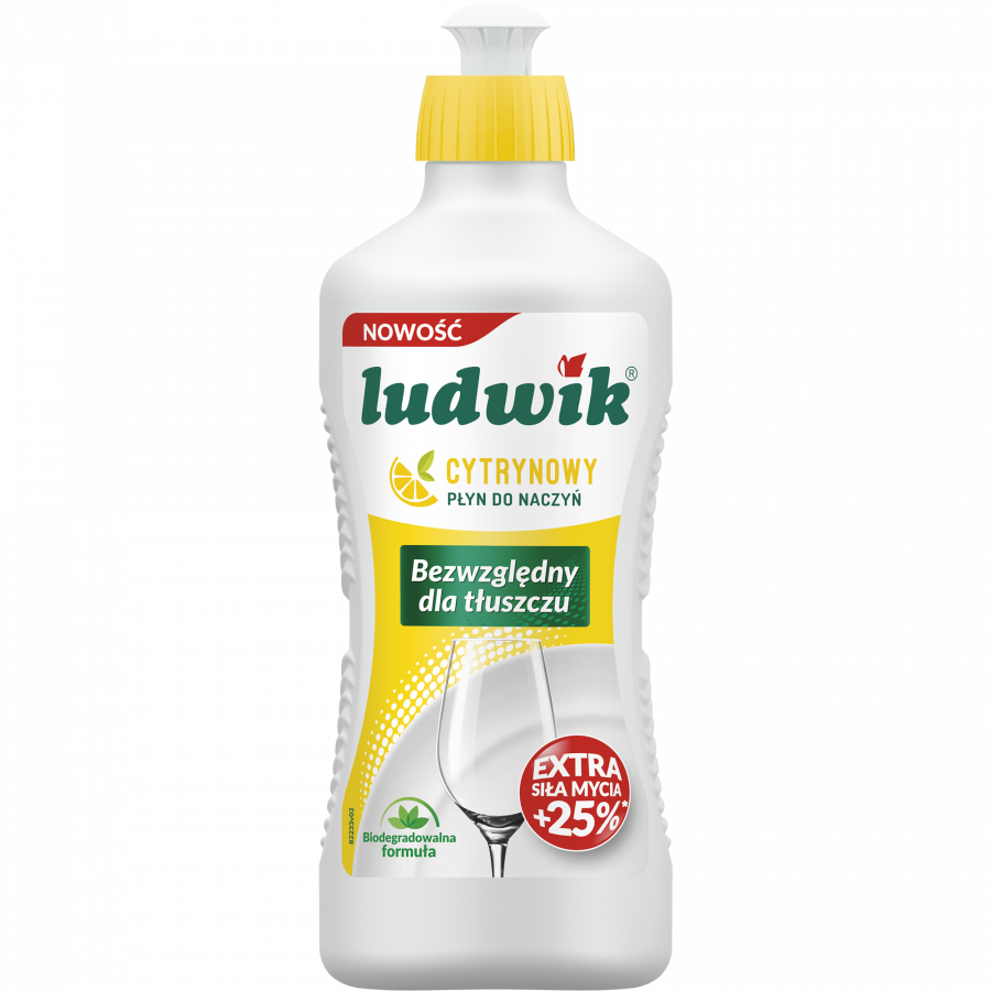 LUDWIK Plyn do naczyn cytryna 250ml - Dishwashing liquid lemon