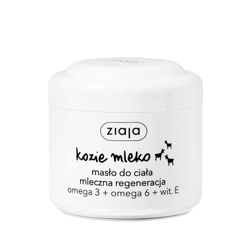 ZIAJA Kozie Mleko Maslo do ciala mleczna regeneracja 200ml - Body butter milky regeneration