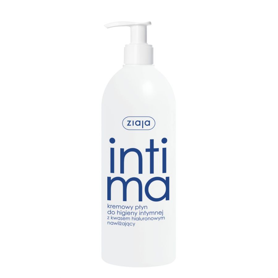 ZIAJA Kremowy plyn do higieny intymnej z kwasem Hialuronowym Nawilzajacy 500ml - Intimate wash - Moisture