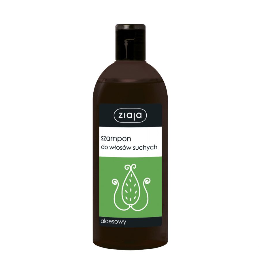 ZIAJA Szampon do wlosow suchych aloesowy 500ml - Aloe shampoo for dry hair