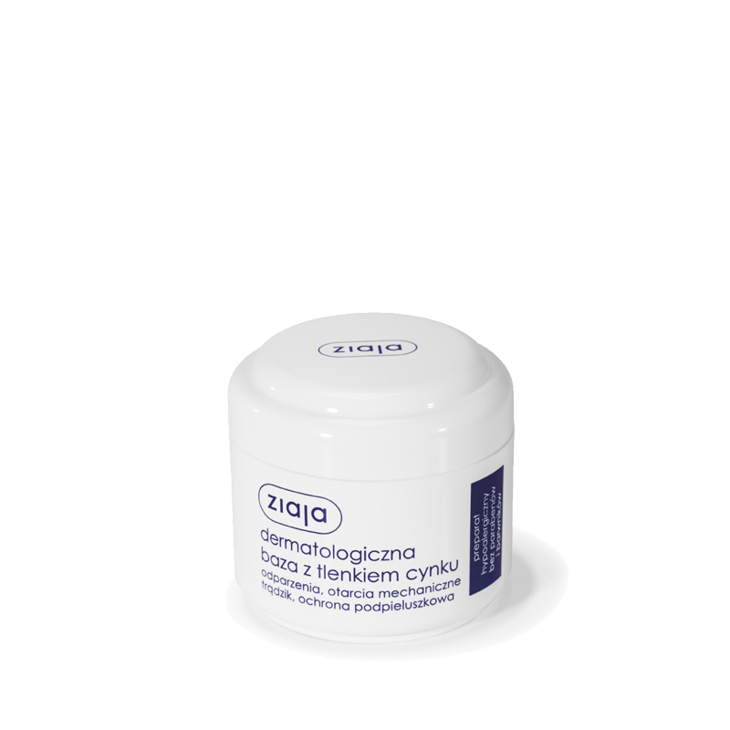 ZIAJA Dermatologiczna baza z tlenkiem cynku 80g - Dermatological cream base with zinc oxide