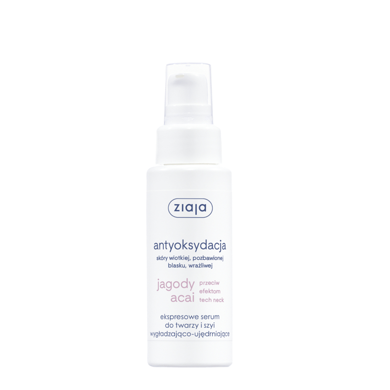 ZIAJA Acaii Berry Serum do twarzy wygladzajaco - ujedrniajace 50ml - Smoothing & firming face and neck serum