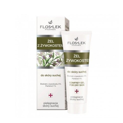 FLOSLEK Zel z zywokostem do skory suchej 50ml - Comfrey gel for dry skin