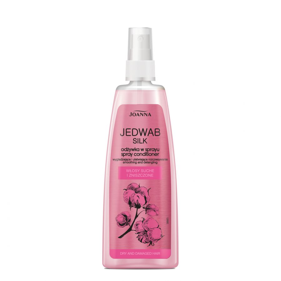 JOANNA Jedwab Odzywka wygladzajaca w sprayu 150ml - Smoothing hair conditioner with silk