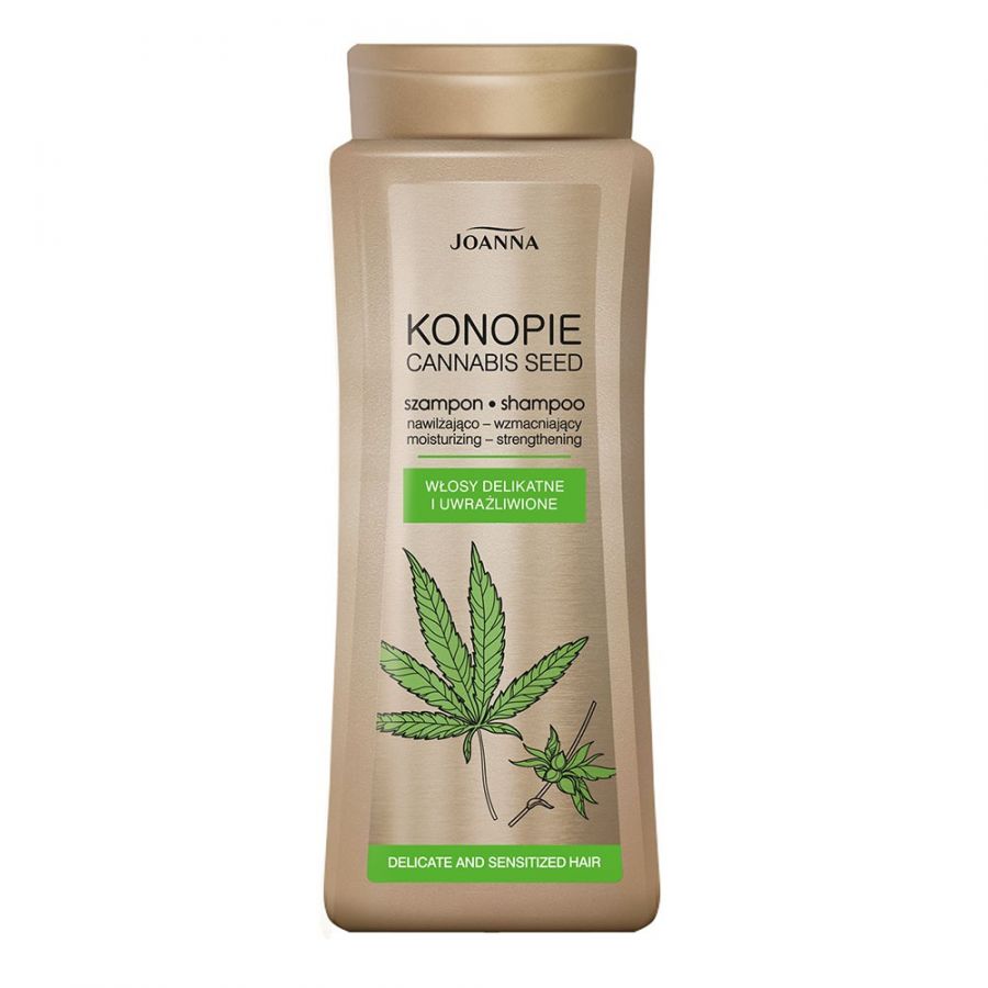 JOANNA Konopie Szampon nawilzająco - wzmacniający 400ml - Moisturizing & strengthening shampoo