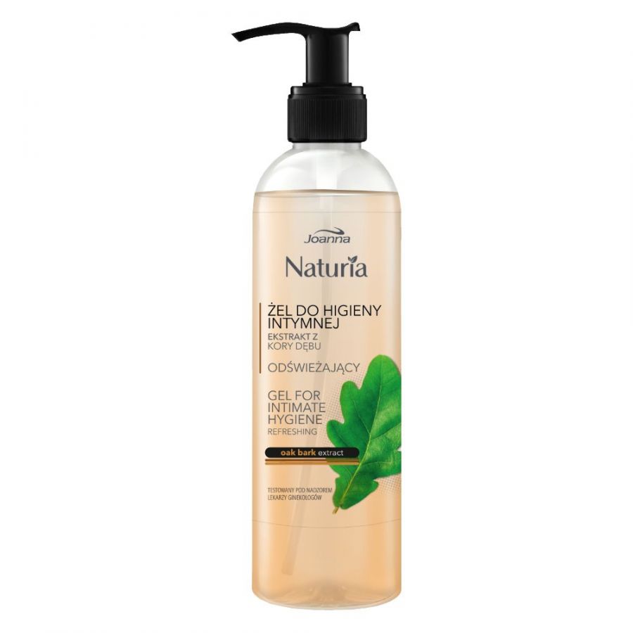 JOANNA Naturia Body Zel do higieny intymnej Kora debu Odswiezajacy 240ml - Refreshing gel for intimate hygiene