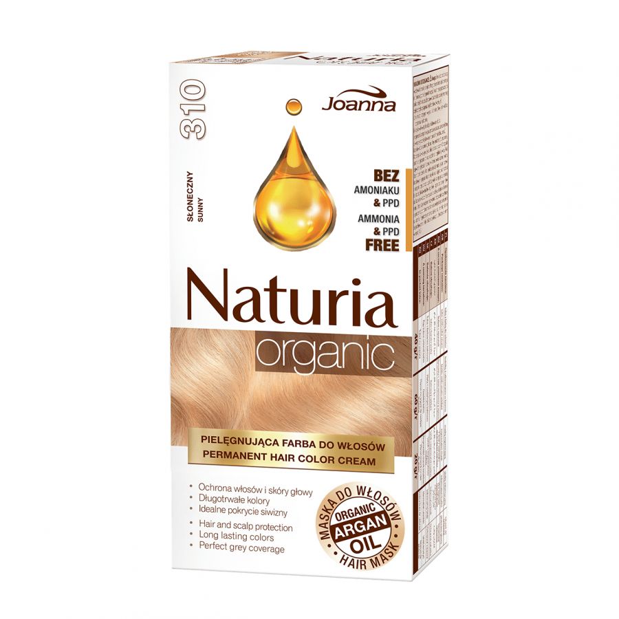 JOANNA Naturia Organic Farba do wlosow 310 Sloneczny - Hair dye Sunny Blonde