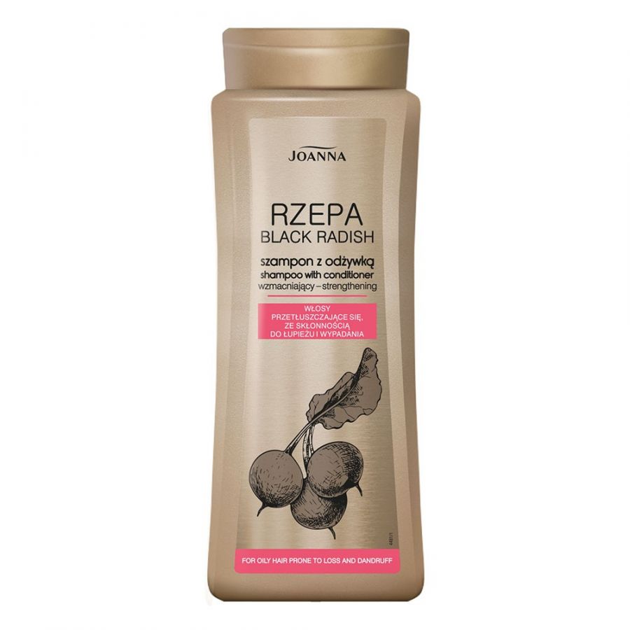 JOANNA Rzepa Szampon z odzywka wzmacniajacy Wlosy przetluszczajace sie 200ml - Strengthening hair shampoo for oily hair