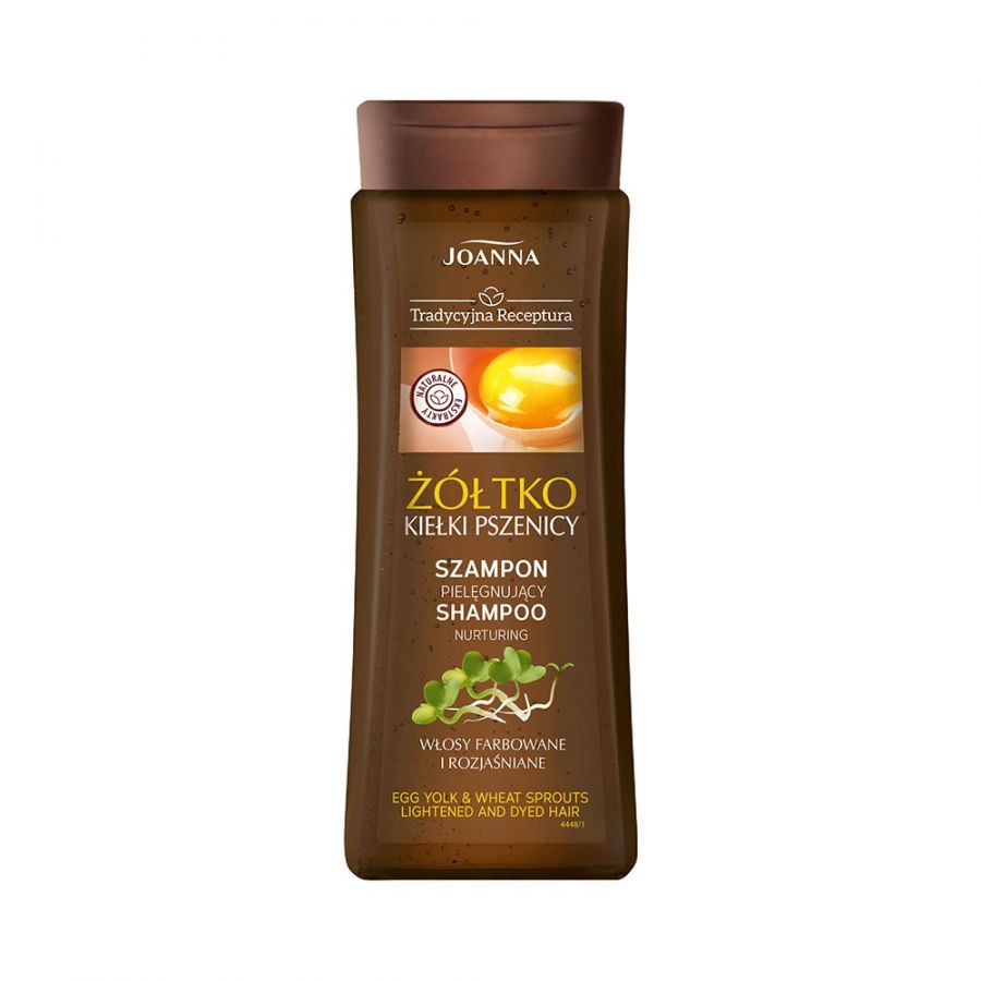 JOANNA Tradycyjne Receptury Szampon Zoltko i kielki pszenicy 300g - Shampoo for bleached and dyed hair