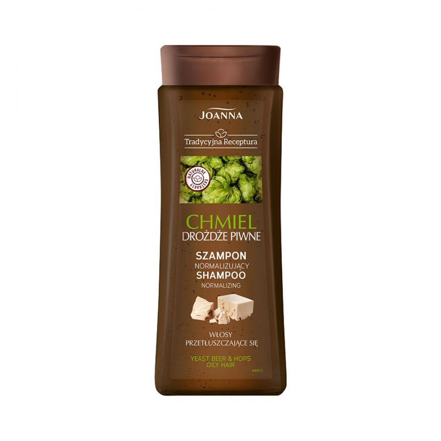 JOANNA Tradycyjne Receptury Szampon normalizujacy Chmiel i drozdze piwne 300ml - Normalizing shampoo