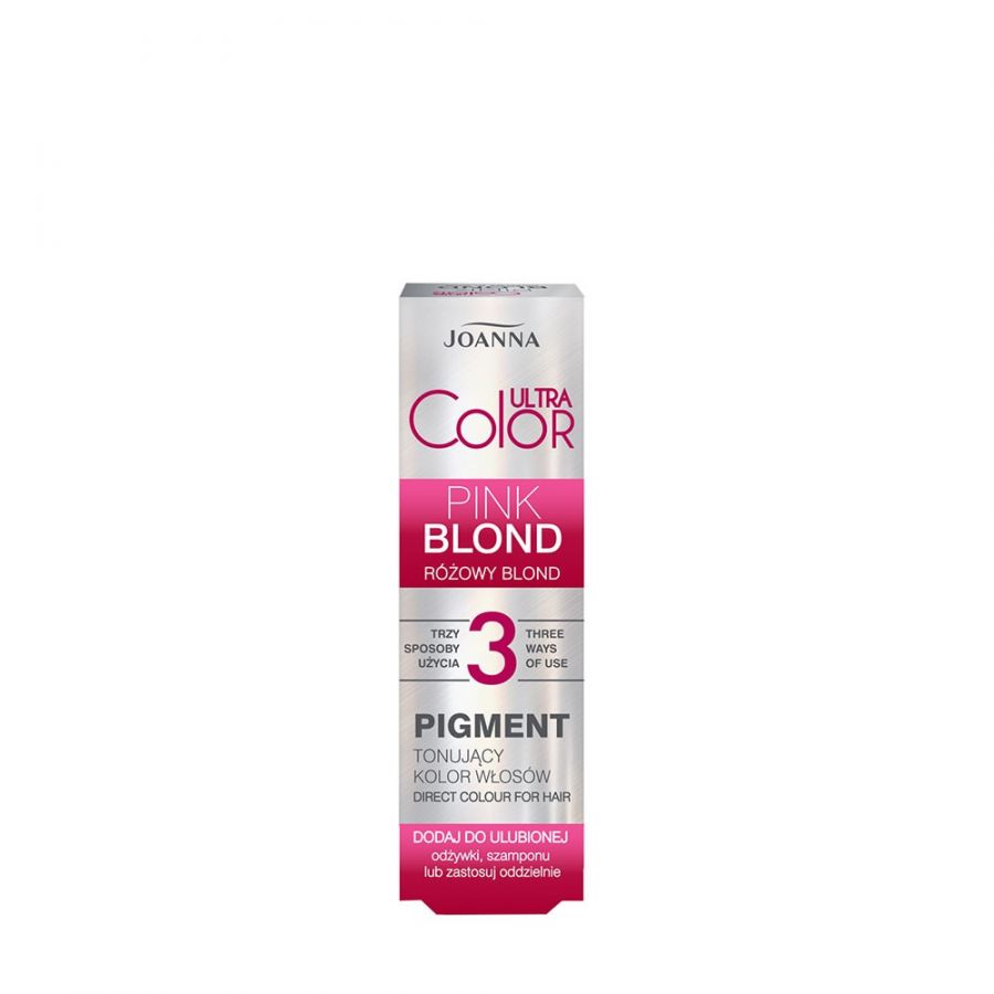 JOANNA Ultra Color Pigment tonujacy Rozowy Blond 100ml - Hair color Pink Blonde