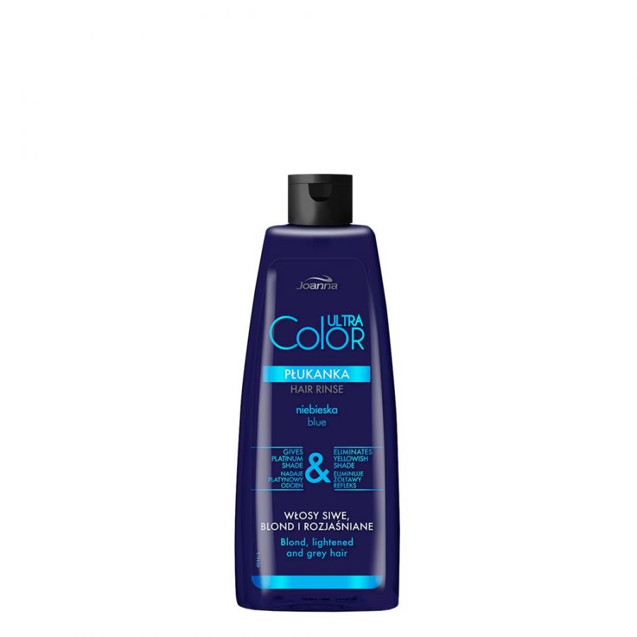 JOANNA Ultra Color Plukanka do wlosow niebieska 130ml - Blue hair rinse