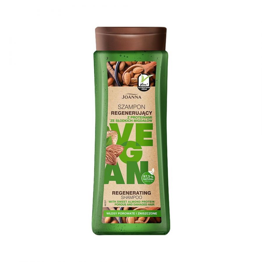JOANNA Vegan Szampon Regenerujacy z Proteinami 300ml - Regenerating shampoo