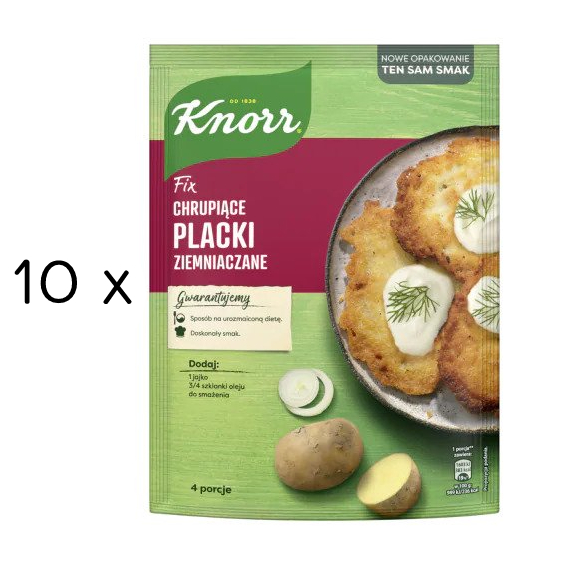 KNORR Chrupiące placki ziemniaczane Box 10 x 200g - Crispy potato pancakes