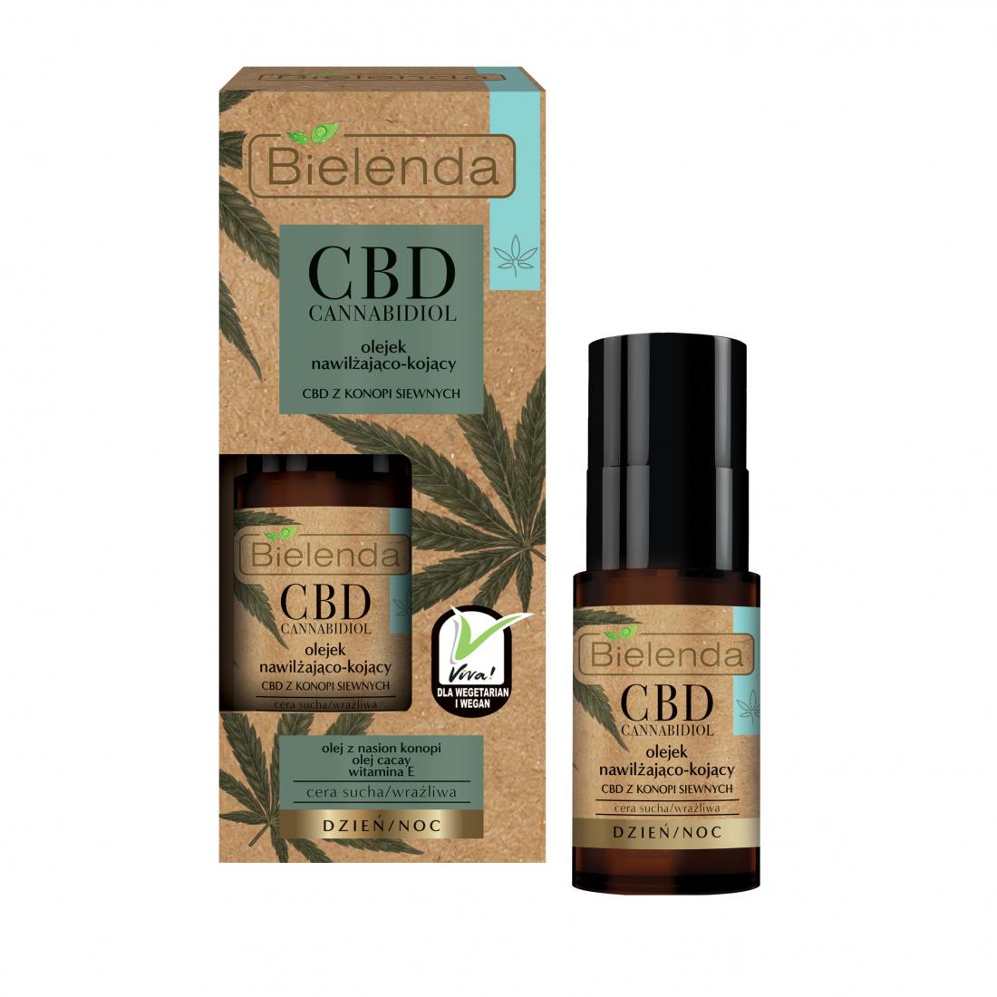 BIELENDA Olejek do twarzy nawilzajaco-kojacy Cera sucha, wrazliwa 15ml - Moisturizing and soothing face oil Dry and sensitive skin