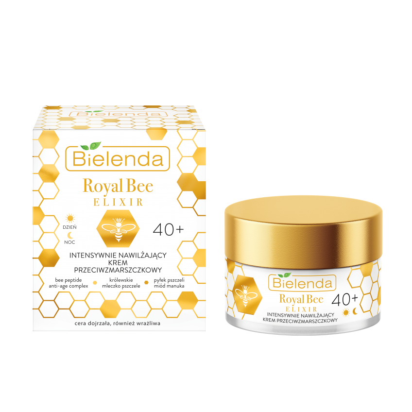BIELENDA Royal Bee Elixir Krem 40+ nawilzajacy przeciwzmarszczkowy 50ml - Moisturizing anti-aging face cream