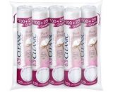 CLEANIC Platki kosmetyczne bawelniane 100 bawelna 5 x 125 sztuk Piknik Express - Online Polish Online Grocery Shop