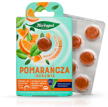 Pomarańcza z szałwią
