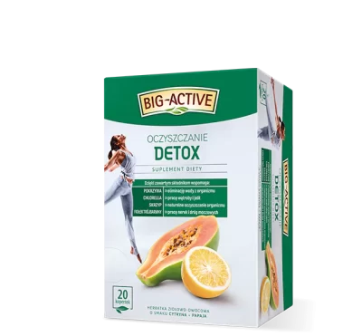 BIG ACTIVE Herbata DETOX Oczyszczanie 20 tb