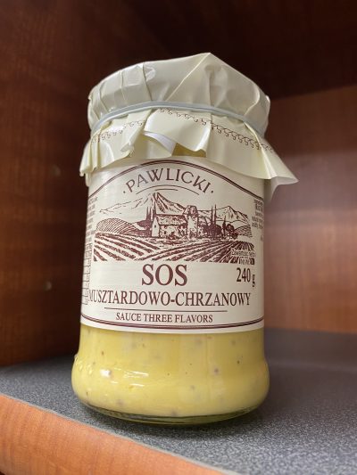 PAWLICKI Sos musztardowo chrzanowy 240g