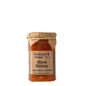 Piwniczka Babuni Dżem różany - niskosłodzony - 250ml/290g