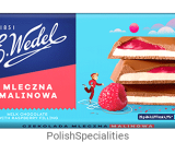 Wedel czekolada z nadzieniem malinowym Piknik Express - Online Polish Online Grocery Shop