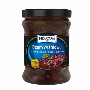 Helcom Dzem wisniowy o obnizonej zawartosci cukrow 320g / Sour cherry jam