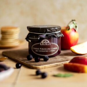 Krokus czarne porzeczki i jablka bez cukru 310g / Blackcurrants and apples without added sugar