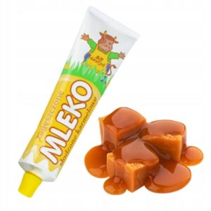 Gostyn mleko zageszczone o smaku karmelowym (tubka) 150g / Caramel flavored condensed milk
