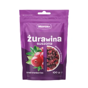 Moreso zurawina suszona 100g / Dried cranberries