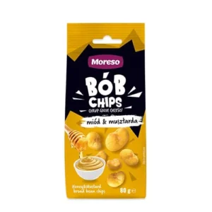 Moreso Bob chips o smaku musztarda/miod  80g / Broad bean chips mustard/honey flavor