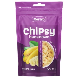 Moreso chipsy bananowe 100g - Banana chips