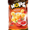 Snacklab Chrupki kukurydziane kulki ketchup 100g - Ketchup flavor corn crisps